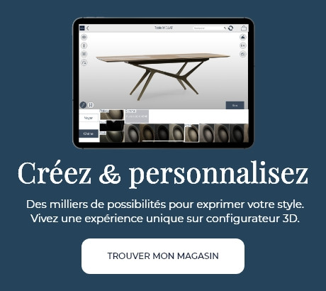 Créez et personnalisez votre table à manger